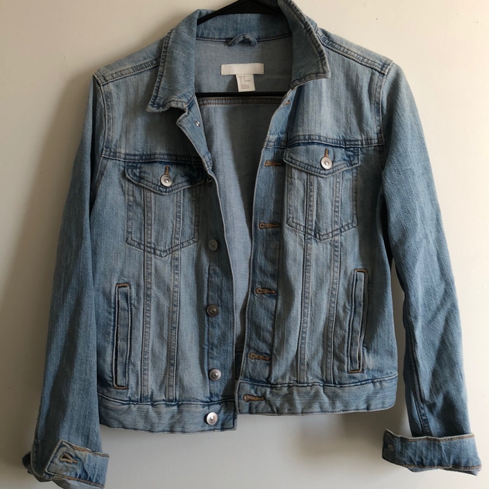 Denim jacket.